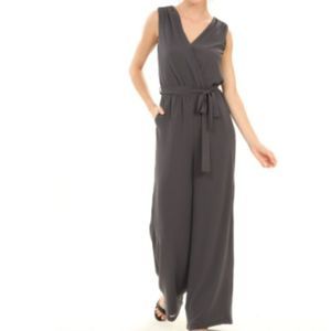 Naked Zebra Kensley Jumpsuit in Charcoal
